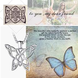 PROSTEEL Butterfly Necklace,18K Gold Plated/Black, 316L Stainless Steel, Women Jewelry, Gift for Her, Come Gift Box