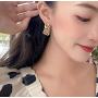Minimalist Gold Chunky Link Long Chain Drop Earrings for Women Girls Simple Metal Chain Dangling Tassel Earrings Jewelry