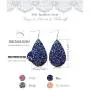 FIBO STEEL 4-8 Pairs Lightweight Leather Drop Earrings for Women Boho Teardrop Dangle Earring Set FIBO STEEL 4-8 Pairs Lightweight Leather Drop Earrings for Women Boho Teardrop Dangle Earring Set
