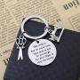 Seamstress Keychain Graduation Gifts Sewing Machine Keychain Dressmaker Tailor Gift Quilter Gift Home Economics Instructor Inspiration Gift Take Pride in How Far You Have Come