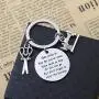 Seamstress Keychain Graduation Gifts Sewing Machine Keychain Dressmaker Tailor Gift Quilter Gift Home Economics Instructor Inspiration Gift Take Pride in How Far You Have Come