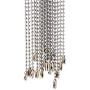 #3 2.3mm ballchain 20 Pcs Stainless Steel Bead Chain 30 inches Ball Chain Necklace