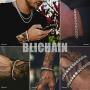 BLICHAIN Tennis Chain Necklace Bracelet 18K Gold Silver Bling Bling Luxury Iced Out Chain 4MM with Cubic Zirconia Stones Hip Hop Jewelry for Men and Women 7inches to 24inches