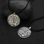 Chengxun Moon Goddess Lotus Flower Evil Eye Amulet Charm Necklace Talisman Wiccan Jewelry