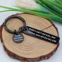 Father Keychain Memorial Gifts Dad I Cant See You But I Know You are by My Side in Memory of Dad