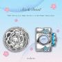 NINAQUEEN Happy Birthday Charms Cake Enamel 925 Sterling Silver Star Birthstone Beads Charm for Pandora Bracelet Jewelry Birthday Gift