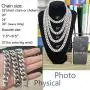 Jxlepe Mens Miami Cuban Link Chain White 15mm Stainless Steel Curb Necklace with cz Diamond Chain Choker Jxlepe Mens Miami Cuban Link Chain White 15mm Stainless Steel Curb Necklace with cz Diamond Chain Choker