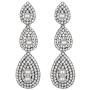 VIJIV Gatsby Earrings Vintage 1920s Drop Chandelier Flapper Jewelry Accessories