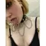 Xjoyous PU Leather Choker Collar Necklace, Vintage Gothic Punk Rock Rivet Necklace for Women and Girls Accessory Xjoyous PU Leather Choker Collar Necklace, Vintage Gothic Punk Rock Rivet Necklace for Women and Girls Accessory