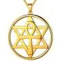 Beautlace Star of David Ankh Cross Necklaces Silver/18K Gold/Black Gun Plated Round Six Point Hexagon Cross Pendant Jewelry Gifts for Men and Women KP0108 Beautlace Star of David Ankh Cross Necklaces Silver/18K Gold/Black Gun Plated Round Six Point Hexagon Cross Pendant Jewelry Gifts for Men and Women KP0108