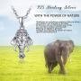 Elephant Necklace, Animal Necklaces for Women 18k Gold Plated Sterling Silver Made Pendant Necklace Jewelry for Women,Girlfriend, Good Luck Animal Elephant Gifts