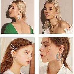 CASSIECA 59 Pairs Assorted Stud Earrings Set Multiple Simple Cute Dangle Hoops Earrings Set for Women Ball Studs Mixed Boho Jewelry Set