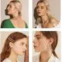 CASSIECA 59 Pairs Assorted Stud Earrings Set Multiple Simple Cute Dangle Hoops Earrings Set for Women Ball Studs Mixed Boho Jewelry Set CASSIECA 59 Pairs Assorted Stud Earrings Set Multiple Simple Cute Dangle Hoops Earrings Set for Women Ball Studs Mixed Boho Jewelry Set