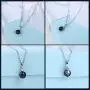925 Sterling Silver Freshwater Cultured Pearl Pendant Necklace JO WISDOM Jewelry for Women,Girls
