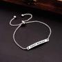SOUSYOKYOSAM Dainty Cuff Bracelet - Expect Miracles - Students Super Cute Jewelry for Graduation Encouraging Gift