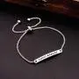 SOUSYOKYOSAM Dainty Cuff Bracelet - Expect Miracles - Students Super Cute Jewelry for Graduation Encouraging Gift