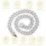 Halukakah Cuban Link Chain for Men Iced Out,14MM Mens Gold Chain Miami 18k Real Gold Plated/Platinum White Gold Finish Choker Necklace Bracelet,Full Cz Diamond Cut Prong Set Halukakah Cuban Link Chain for Men Iced Out,14MM Mens Gold Chain Miami 18k Real Gold Plated/Platinum White Gold Finish Choker Necklace Bracelet,Full Cz Diamond Cut Prong Set