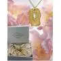 Hakimi Textured Gold-Plated Pendant Long Necklace Hakimi Textured Gold-Plated Pendant Long Necklace