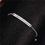 Dainty Cuff Bracelet - STRENGTH HOPE COURAGE - Cancer Survivor Jewelry Positive Gift