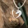 Honolulu Jewelry Company Sterling Silver Horse in Heart Necklace Pendant with 18'' Box Chain Honolulu Jewelry Company Sterling Silver Horse in Heart Necklace Pendant with 18'' Box Chain