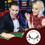 Lola Bella Gifts Casino Poker Charm Bracelet w/ Gift Box and Organza Pouch