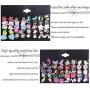 Subiceto 40 Pairs Stainless Steel Stud Earrings Set Assorted Cute Animal Butterfly Rainbow Star Unicorn Cute Earring Jewelry Bulk for Women Teens