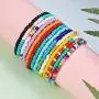 16 Pieces Seed Bead Choker Necklace Tiny Beaded Choker Boho Colorful Rainbow Choker Necklace Chain Jewelry for Women and Girls, Adjustable 12-16 Inches 16 Pieces Seed Bead Choker Necklace Tiny Beaded Choker Boho Colorful Rainbow Choker Necklace Chain Jewelry for Women and Girls, Adjustable 12-16 Inches