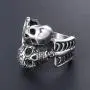 MZC Jewelry Vintage Gothic Skull Ring Stainless Steel Men Women Statement Punk Party Ring Size 8 to 12 MZC Jewelry Vintage Gothic Skull Ring Stainless Steel Men Women Statement Punk Party Ring Size 8 to 12
