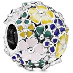 Pandora Jewelry Flower Bouquet Sterling Silver Charm