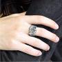 N-A Retro Individuality Rings for Women Men Necessary Accessories for Nightclubs Bars Personality Dragon Loong Jewelry Ring
