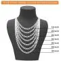 Jewlpire Mens Chain, Gold Chain for Men, Miami Silver Cuban Link Chain Necklace for Men Boys Women, 18K Gold Plated/316L Stainless Steel, 4/6/9mm Width, 18/20/22/24/26/30 Inch Jewlpire Mens Chain, Gold Chain for Men, Miami Silver Cuban Link Chain Necklace for Men Boys Women, 18K Gold Plated/316L Stainless Steel, 4/6/9mm Width, 18/20/22/24/26/30 Inch