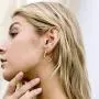 PAVOI 14K Gold Plated 925 Sterling Silver Twisted Rope Round Hoop Earrings in Rose Gold, White Gold and Yellow Gold