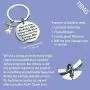 TIIMG Sympathy Keychain Memorial Gifts Loss of Father Mother Husband Dad Son Sister Sympathy Gifts