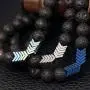 Suyi Lava Rock Bracelet Men Yoga Bracelets for Women 3Pcs Essential Oil Diffuser Stone Jewelry Suyi Lava Rock Bracelet Men Yoga Bracelets for Women 3Pcs Essential Oil Diffuser Stone Jewelry