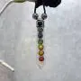 Mia Jewel Shop Rainbow Chakra Beaded Hexagonal Healing Gemstone Crystal Point Pendant Adjustable Necklace Mia Jewel Shop Rainbow Chakra Beaded Hexagonal Healing Gemstone Crystal Point Pendant Adjustable Necklace