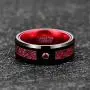 TUNGSTORY 8mm Tungsten Carbide Wedding Ring with Silver Celtic Dragon and Red Carbon Fiber Inlay Beveled Edge Comfort Fit Size 6-16 TUNGSTORY 8mm Tungsten Carbide Wedding Ring with Silver Celtic Dragon and Red Carbon Fiber Inlay Beveled Edge Comfort Fit Size 6-16