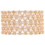 Ratnavali Jewels CZ Zirconia Gold Tone Marquise Diamond Elegant Bollywood Indian Bangles Kada Jewelry Women Wedding Bride