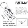 FUSTMW Trucker Grandpa Gifts Best Truckin Grandpa Ever Keychain Trucker Driver Grandpa Gifts Truck Gift for Grandpa