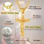 ChainsPro Can Customized, Crucifix Cross Pendant Necklace, with Chain-22+2'', Stainless Steel/Gold Plated (Send Gift Box) ChainsPro Can Customized, Crucifix Cross Pendant Necklace, with Chain-22+2'', Stainless Steel/Gold Plated (Send Gift Box)