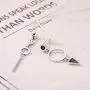 SIMPLOVE 925 Sterling Silver Triangle Vertical Bar Dangle Earrings for Women Asymmetrical Girl’s Gift Jewelry SIMPLOVE 925 Sterling Silver Triangle Vertical Bar Dangle Earrings for Women Asymmetrical Girl’s Gift Jewelry