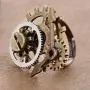 Steampunk Clock Open Rings Punk Goth Steam Gears Adjustable Rings for Men Women Cool Halloween Jewelry Gifts Steampunk Clock Open Rings Punk Goth Steam Gears Adjustable Rings for Men Women Cool Halloween Jewelry Gifts