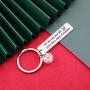 Enjoy Retirement Keychain No One Can Ever Fill Your Shoes Enjoy Retirement Gift for Boss Staff Coworker(Fill Your Shoe KR)