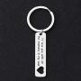 Couple Keychain Quote Gift I’ll Love You With All The Madness In My Soul Keychain Valentines day Jewelry