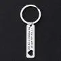 Couple Keychain Quote Gift I’ll Love You With All The Madness In My Soul Keychain Valentines day Jewelry