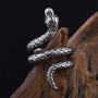 Nanafast Vintage Snake Ring Stainless Steel Snake Finger Ring Personalized Punk Animal Snake Jewelry for Women Men Size 7-12
