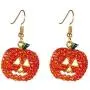 iWenSheng Halloween Pumpkin Earrings Red - Hypoallergenic Crystal Dangle Earring for Women Holiday Night Costume Jewelry Smiling Face Pumpkin Drop Earrings, Fun and Festive iWenSheng Halloween Pumpkin Earrings Red - Hypoallergenic Crystal Dangle Earring for Women Holiday Night Costume Jewelry Smiling Face Pumpkin Drop Earrings, Fun and Festive