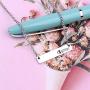 Detailed Breast Cancer Awareness Necklace Cancer Survivor Warrior Fighter Necklace Inspirational Gift