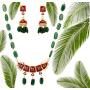 Touchstone Indian Bollywood Gorgeous Intricate Workmanship Mughal White Colorful Rhinestone Crystal Wedding Designer Jewelry Choker Necklace Set in Gold and Silver Tone for Women.
