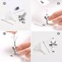 Stainless Steel Cross Memorial Cremation Ashes Urn Pendant Necklace Keepsake Jewelry Urn