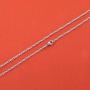 2MM Stainless steel chain necklace, Thin cable chain necklace for women men, Silver chains for necklace alone or pendant addition, 16-30 inch Available